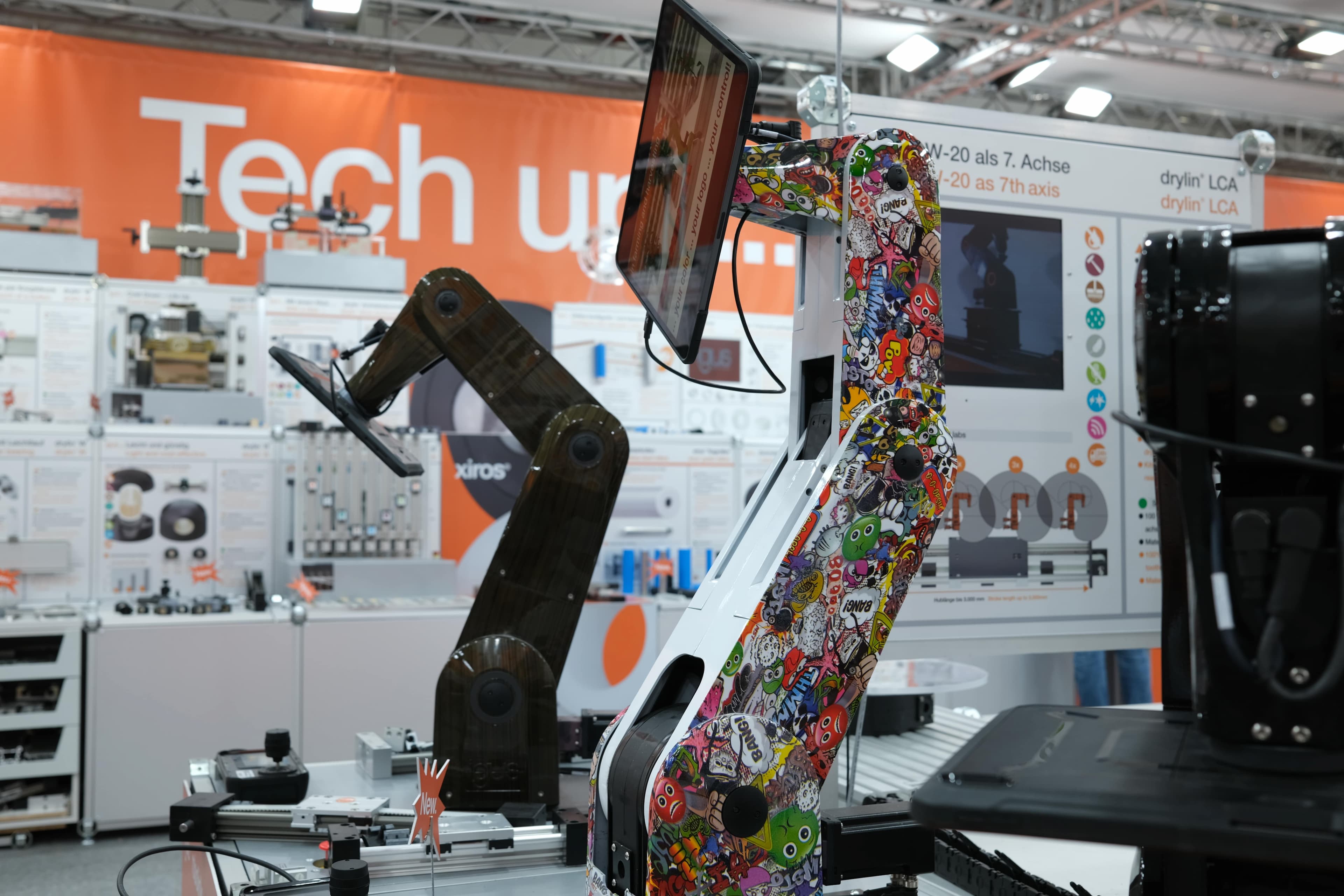 Roboter als Eyecatcher auf Messe