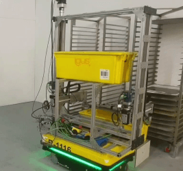 Seitenstapler-Roboter für autonome Lagerhaltung