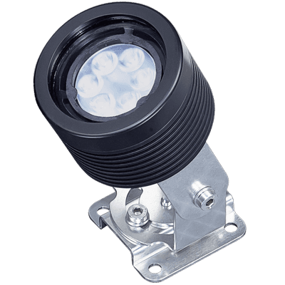 LED Machine luminaire SPOTLED II surface-mounted, 25° optics for flat light