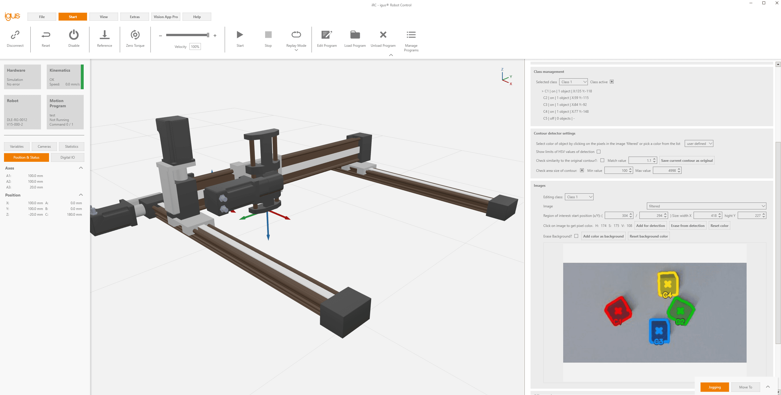 Vision App Pro | für igus Robot Control (iRC)